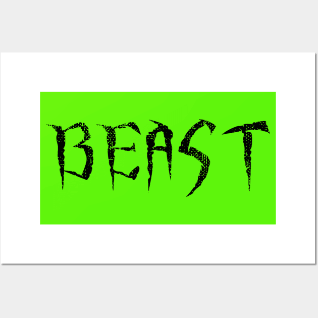 BEAST BODYBUILDING Wall Art by MuscleTeez